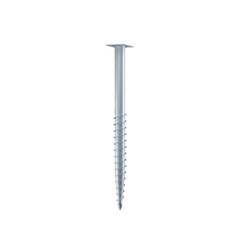 Solar Ground Mounts Q235 Steel Hot-dip Galvanized Ground Screw