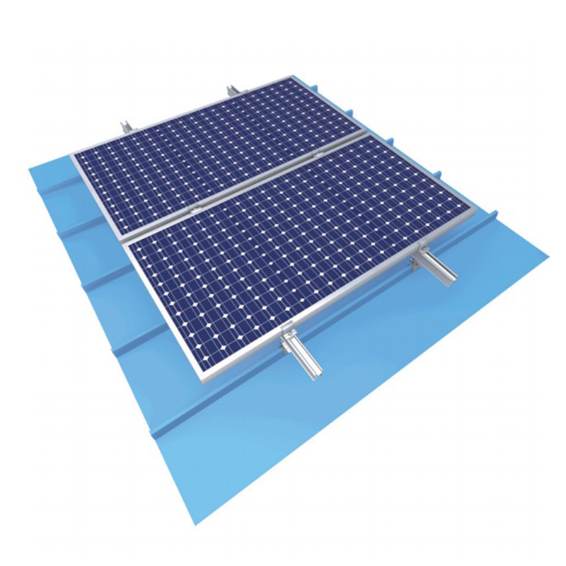 Non-Penetrating Solar Metal Roof Mount Solution Solar Roof Mounting