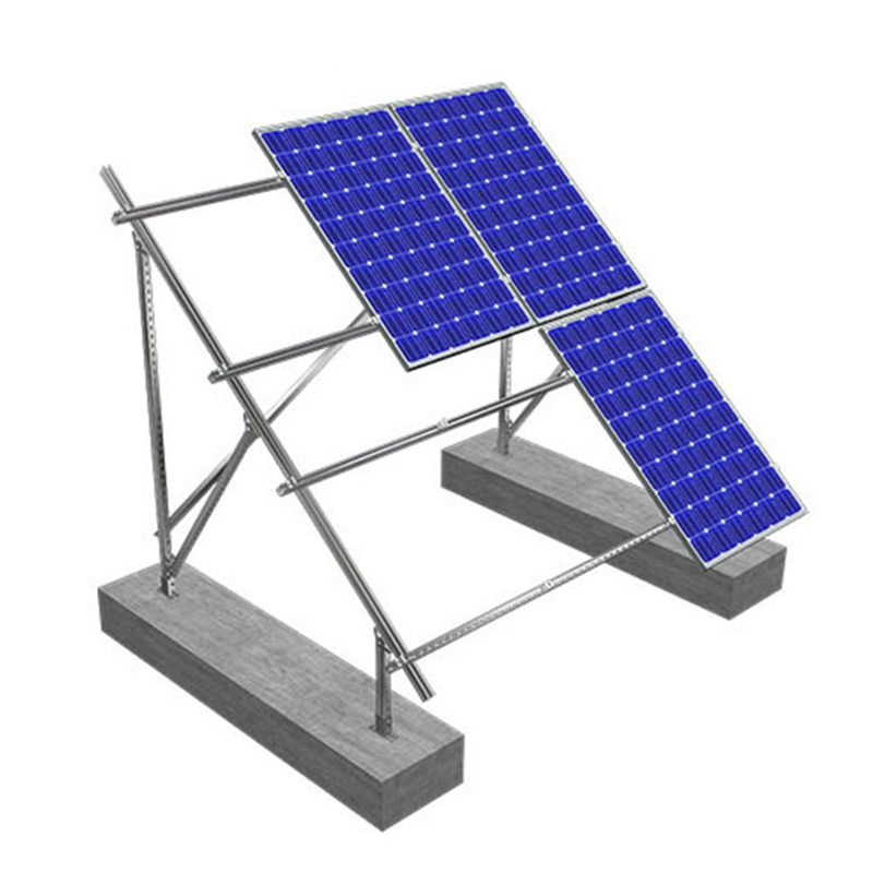 Flat Roof Solar Triangular Mounting System