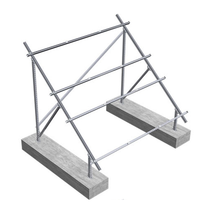 Flat Roof Solar Triangular Mounting System