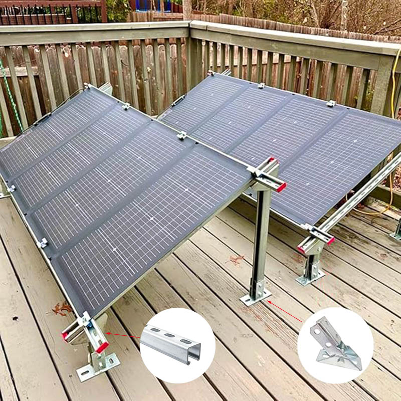 Flat Roof Solar Triangular Mounting System