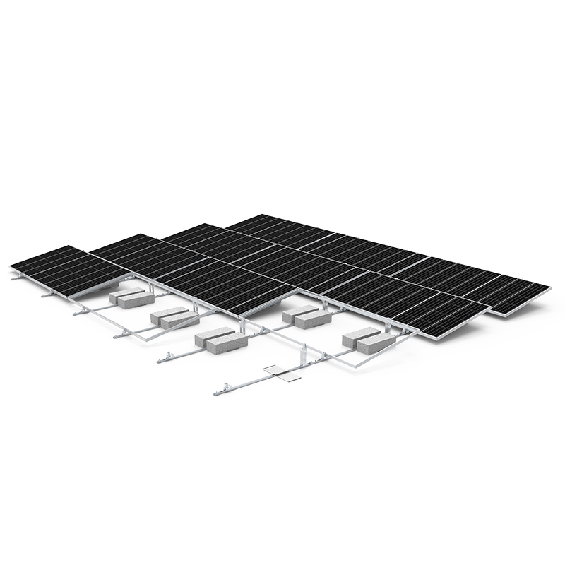 Flat Roof Ballasted Solar Mounting System