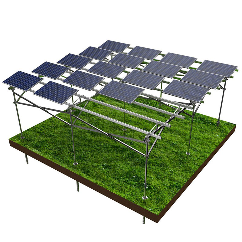 Solar Ground Mount For Solar Farm Greenhouse Agricultural Structure