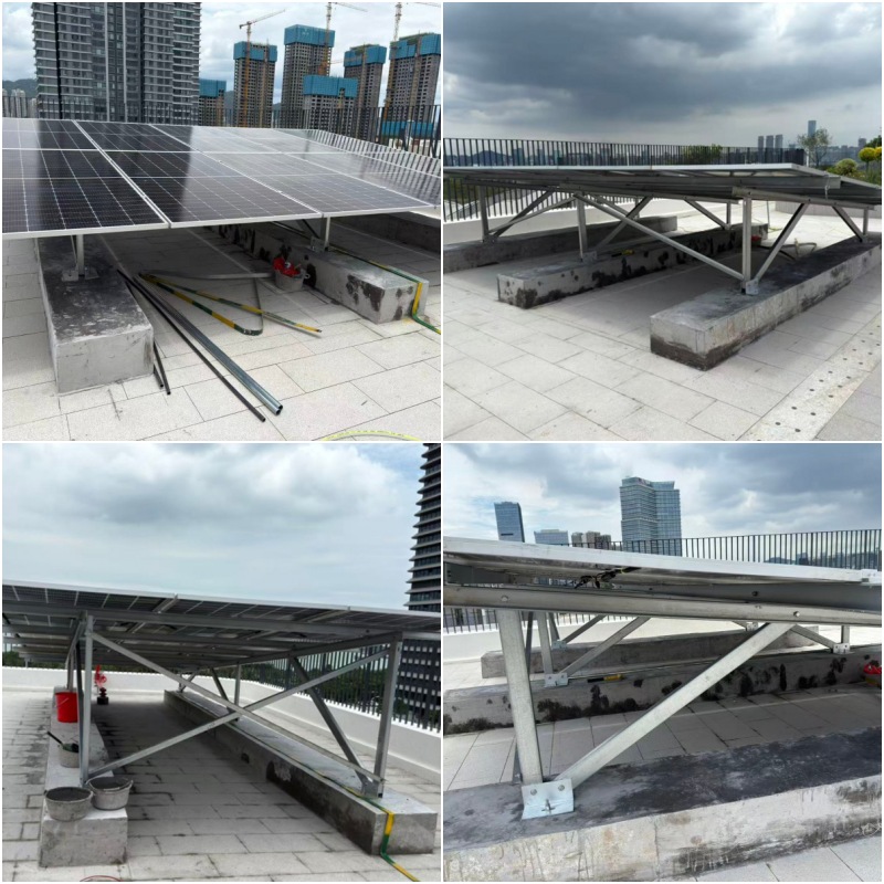 Galvanized Steel Strut Channel For Solar Panel Mounting Roof Mount