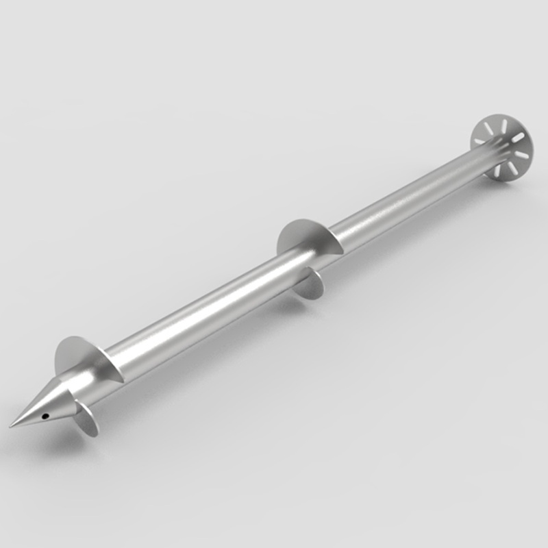 Solar Ground Mount Screw Piles Galvanized Ground Screw Anchor