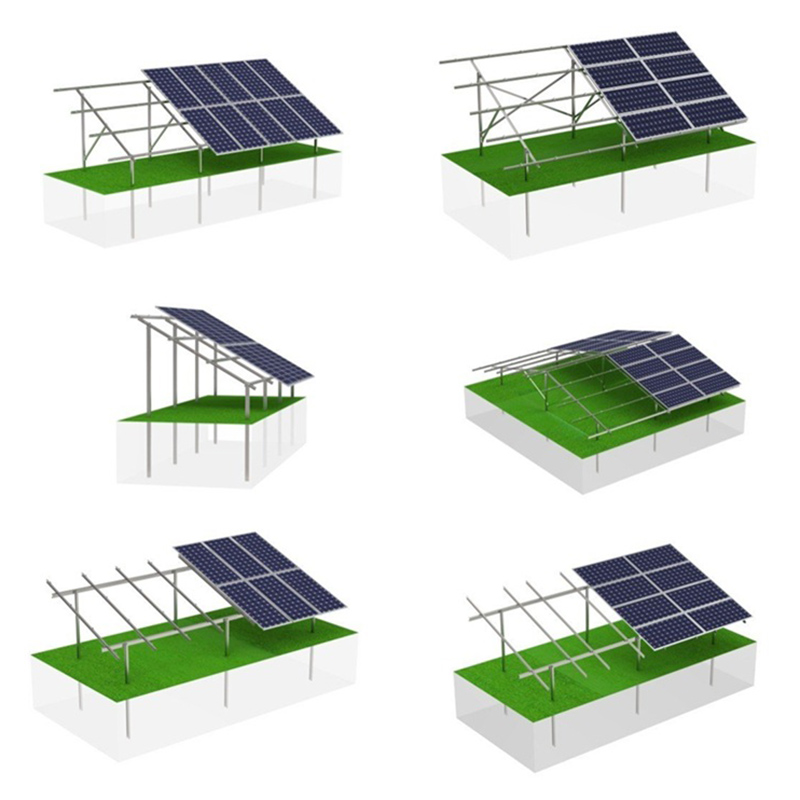 ZnAlMg Ground Solar Panel Mounting Structure