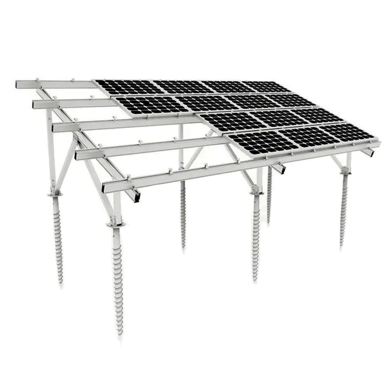 Fixed Tilt Ground Mount Solar System Solar Racking