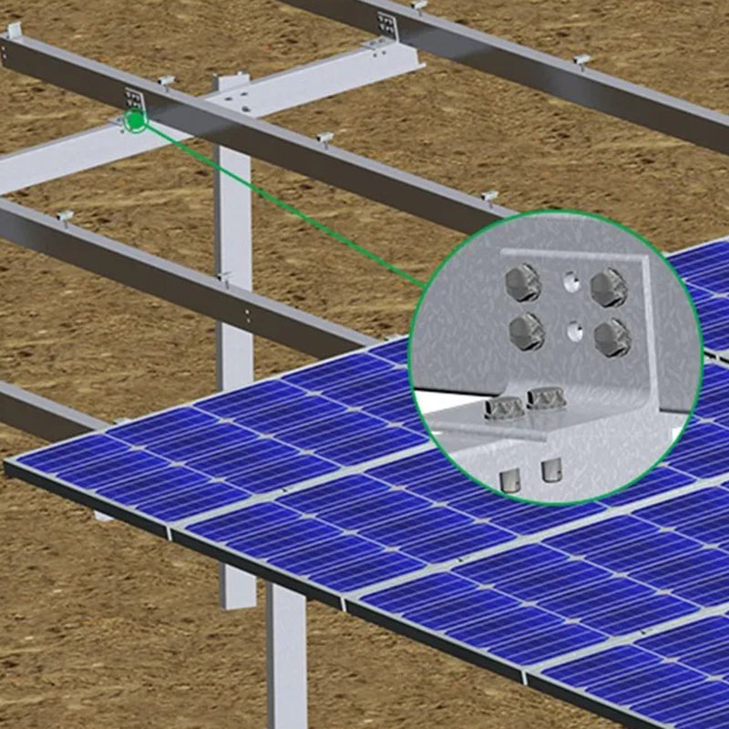 Ground Solar Mounting System Unique Pile Design