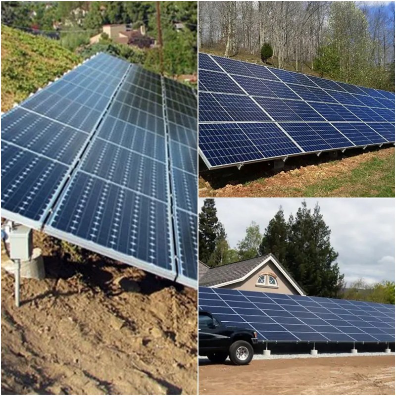 Aluminum PV Ground Mounting System Components