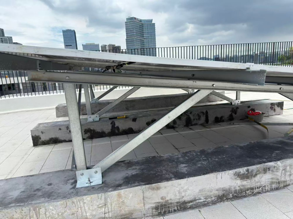 solar rooftop mounting system