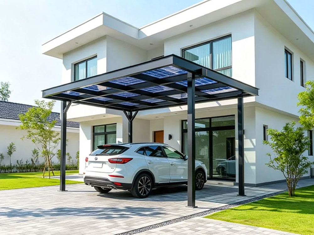 Π-Type Solar Parking Structure