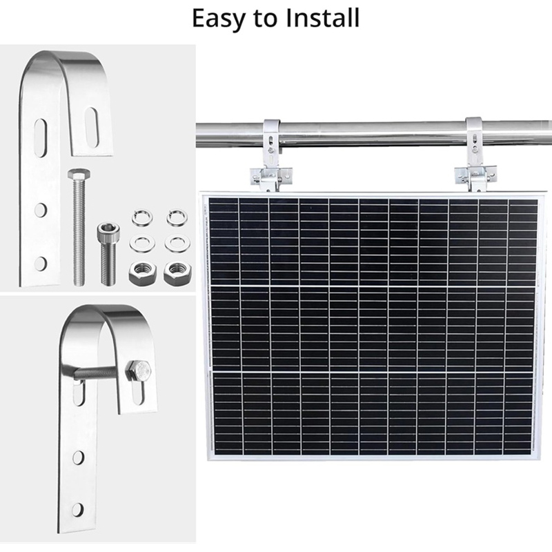 Solar Panel Mounting Brackets for Balcony Flat Roof Garage Roof