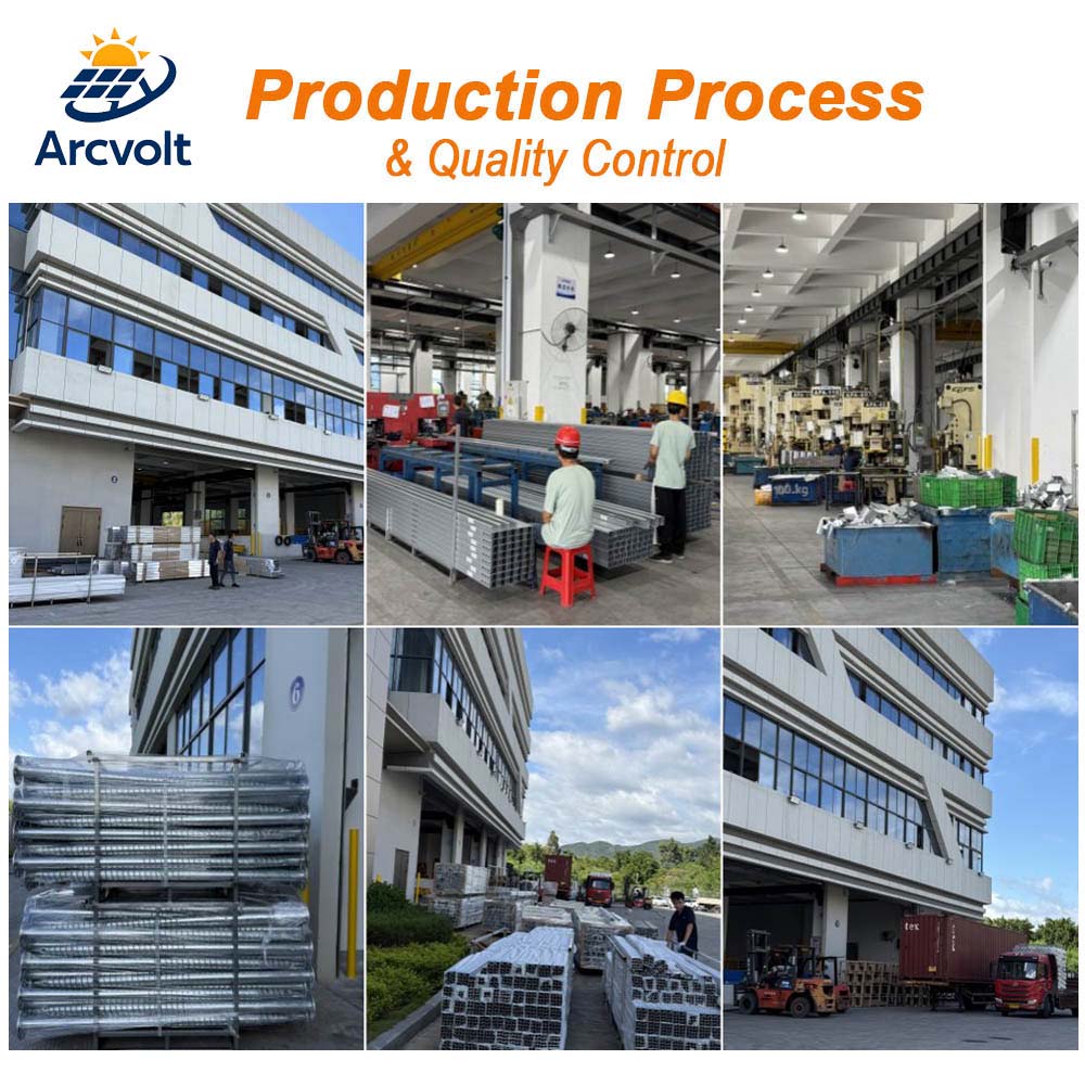 W Shape Photovoltaic Carport