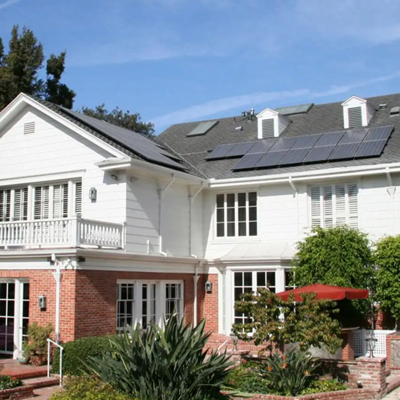 Residential Rooftop Solar Racking System for a Suburban Home in California