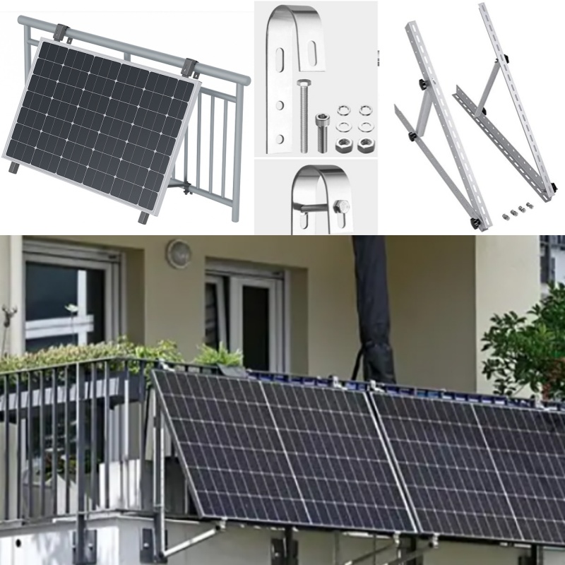 Solar Balcony Mounts: Adjustable Brackets & Systems