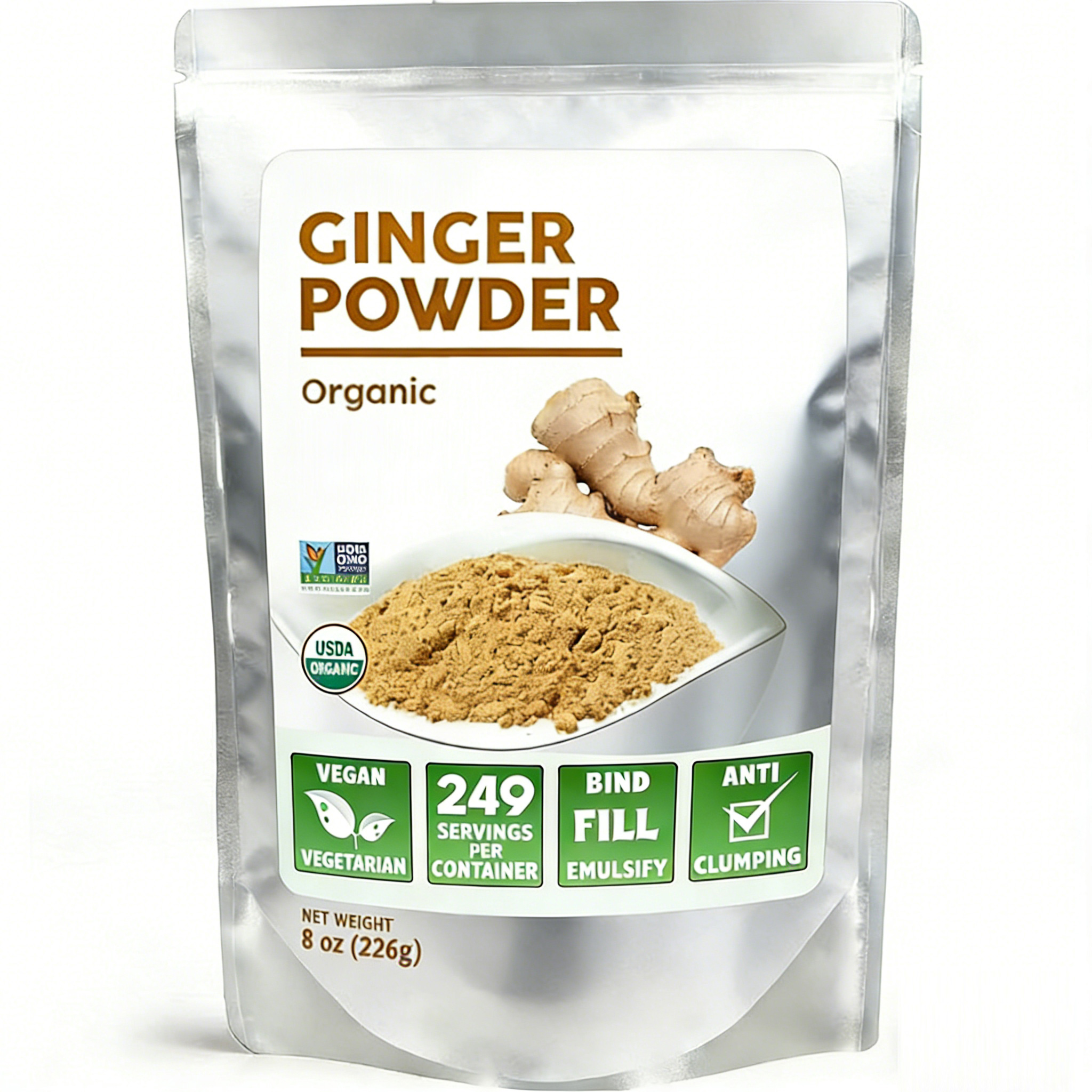Organic Dry Ground Ginger Powder