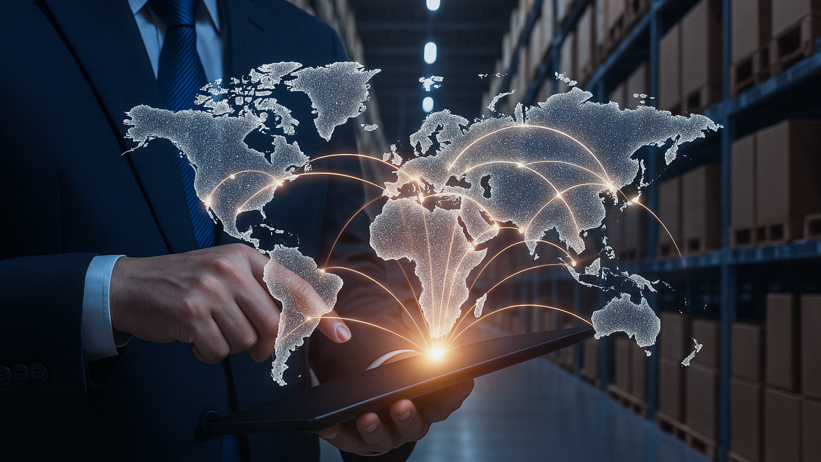 花瓣素材_常规内容-科技风系列商人手机投影全球贸易概念图_194200035.png