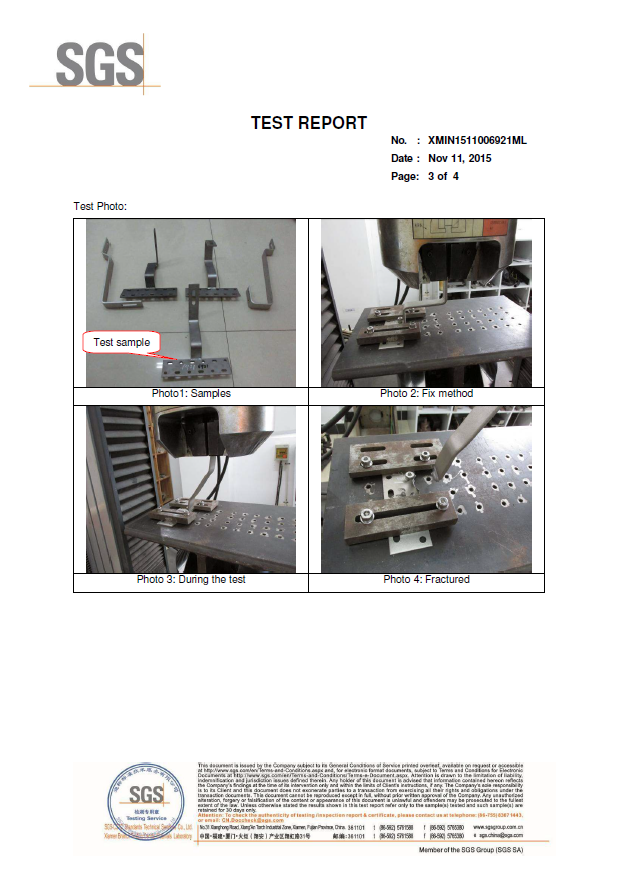 Solar Racking Adjustable Tile Roof Hook