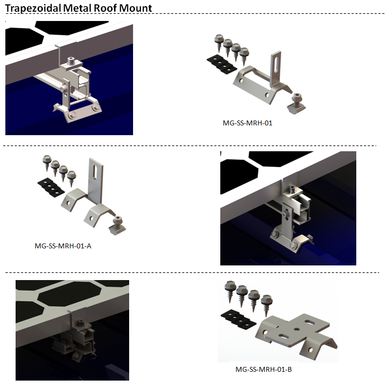 Solar Racking Roof Clamps