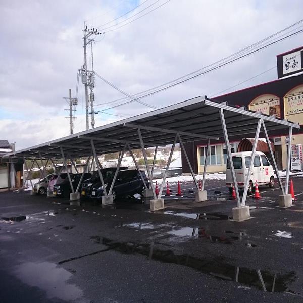 rayonnage solaire de carport