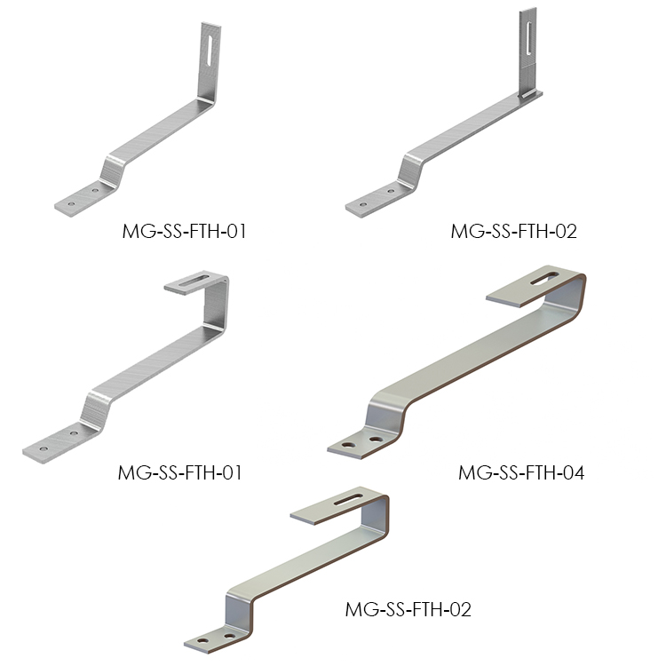 Solar Racking Flat Tile Hook