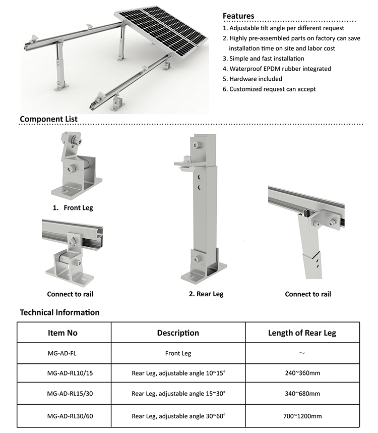 Tilt Roof Solar Structure