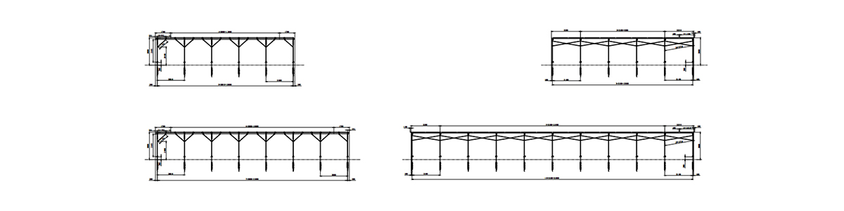 Agriculture ground solar mounting