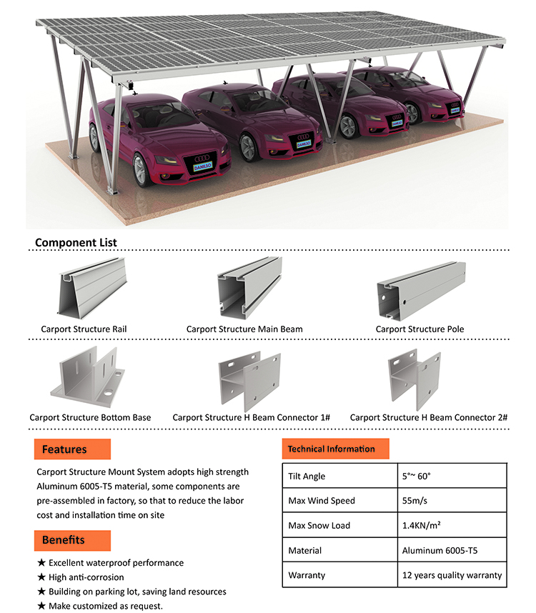 Solar Carport Racking