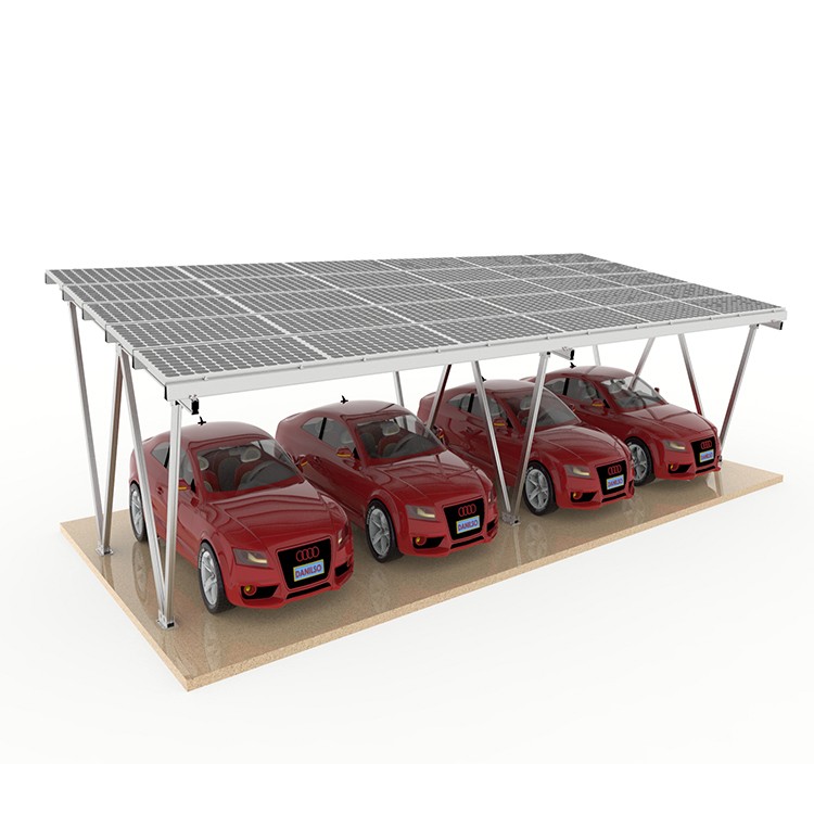 Sistema di scaffalature per posto auto coperto solare a baldacchino impermeabile