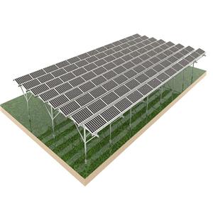 Sistema de montaje en tierra de granja solar