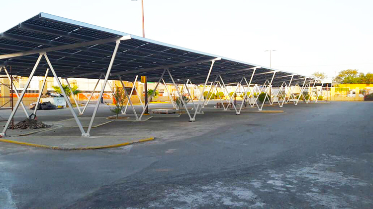 solar carport structure