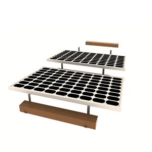 Stainless Steel Ballasted Flat Roof Racking System