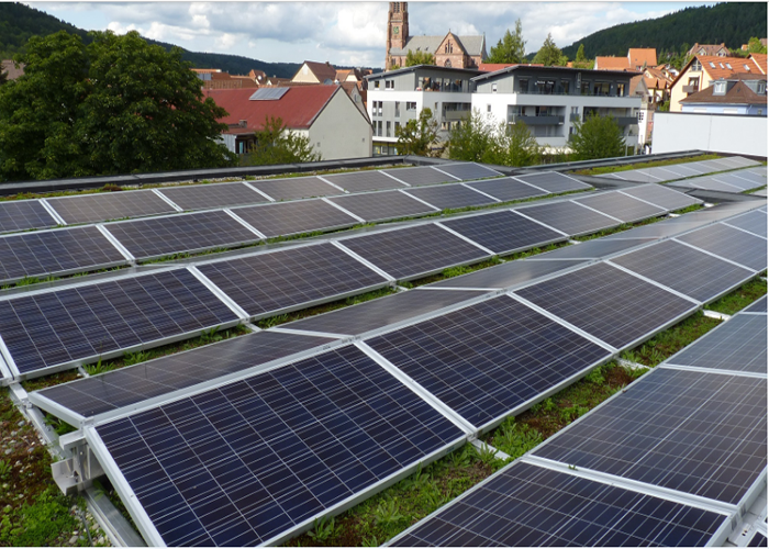 Proyecto de estructura de techo plano este-oeste de 225KW en México