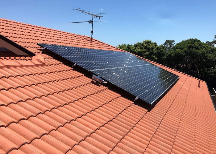 270KW Tile Roof Racking Project installed in CA, USA