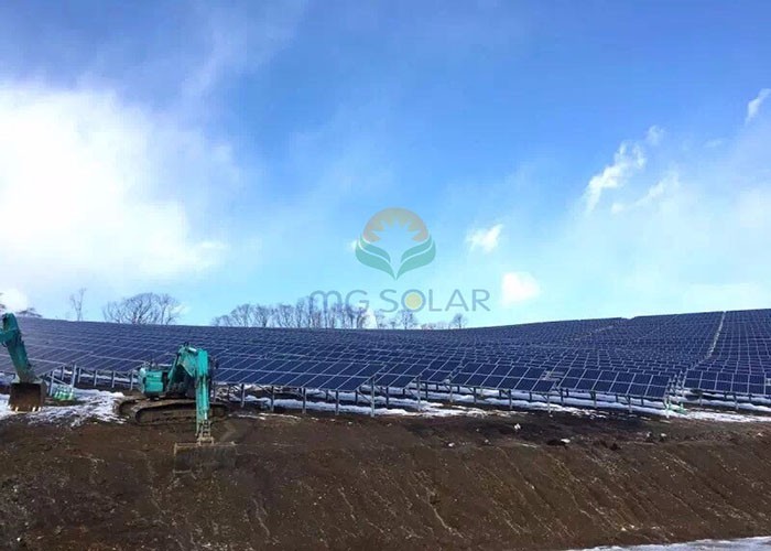 MG Solar 2.5MW Aluminium Mounting System Terletak di Shizuoka, Jepang