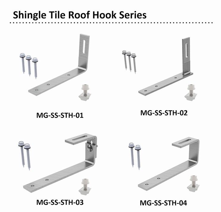 solar pv stainless steel roof hook