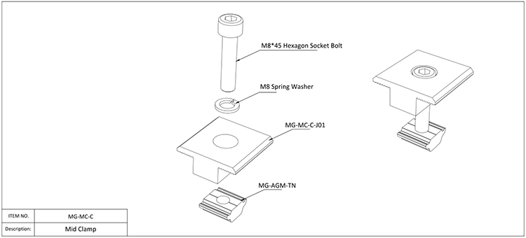 Solar Mounting Clamp