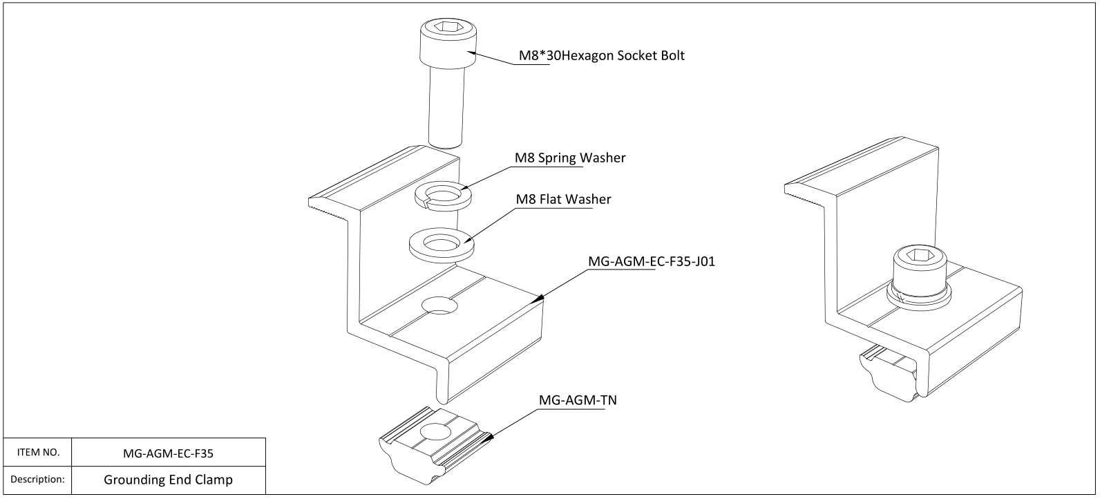 solar mount clamp