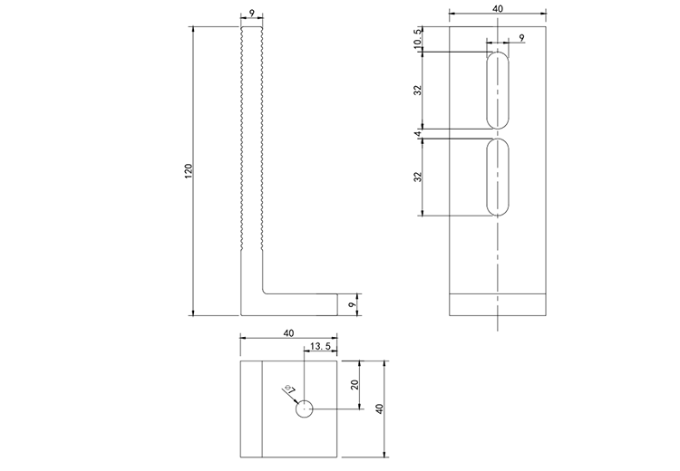 l foot roof mounting