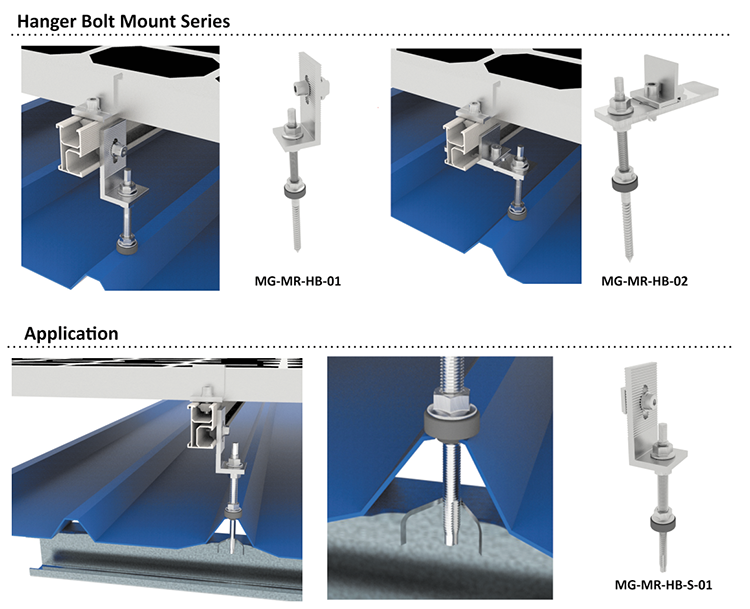 hanger bolt solar mount