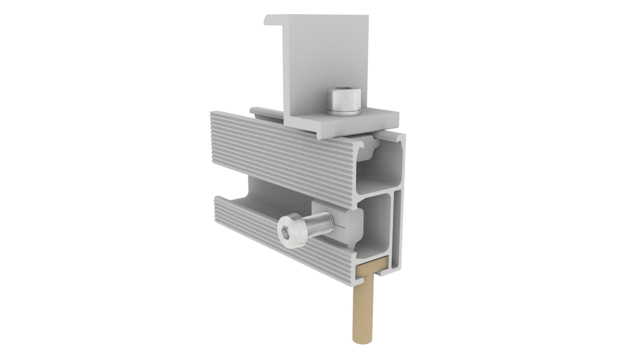 aluminium rail for solar panels