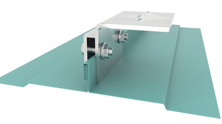 Solar Racking Metal Roof Clamps