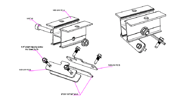 solar clamp mounting