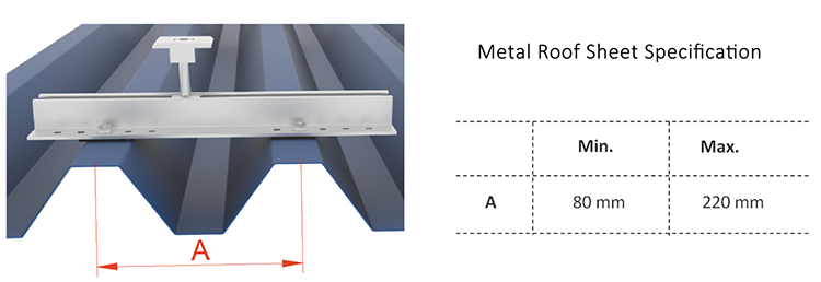 solar mounting clamp standing seam