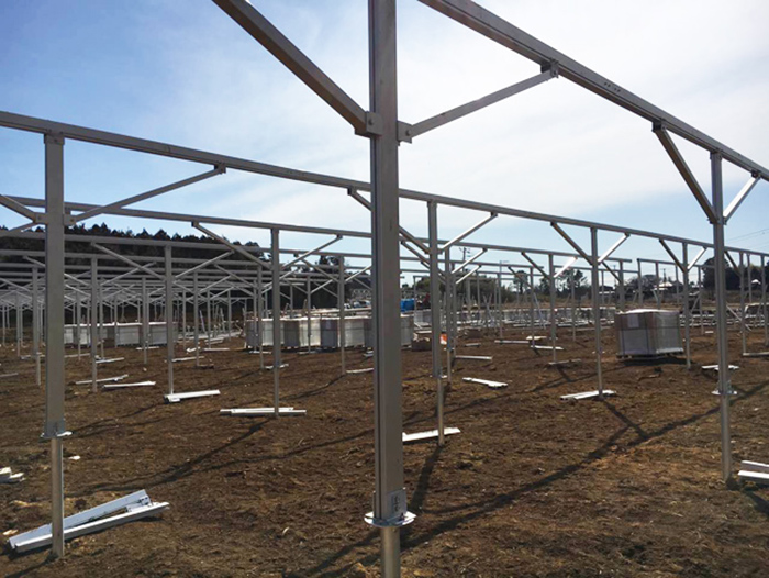 solar farm mounting