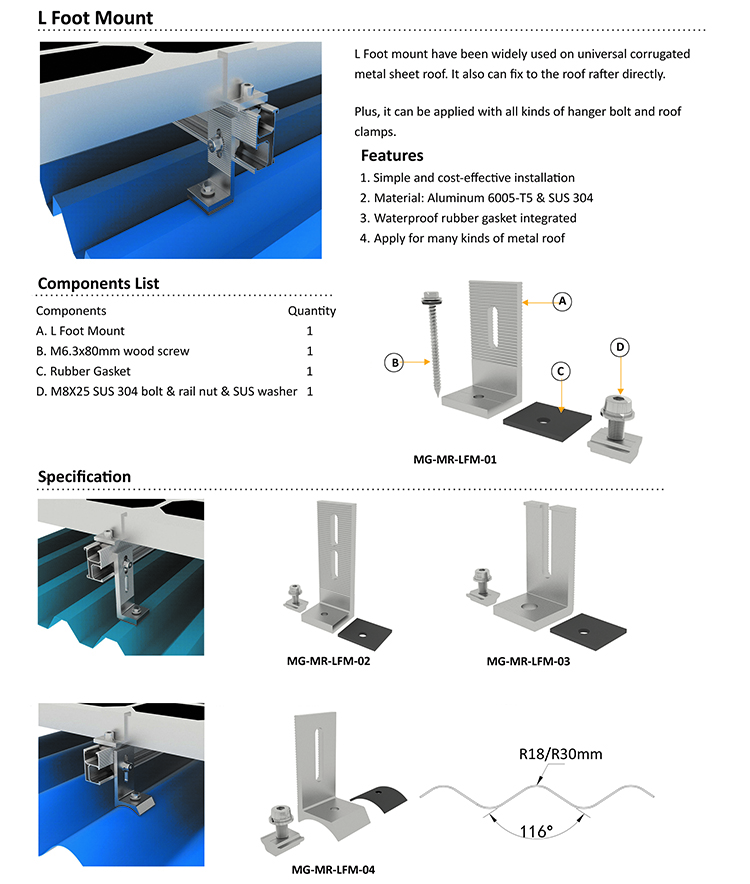 rack de teto solar