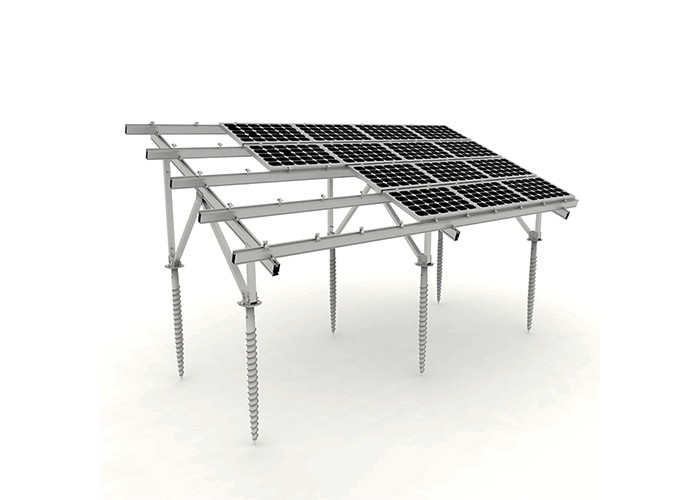 MG Solar Sistema de estantes de solo de alumínio