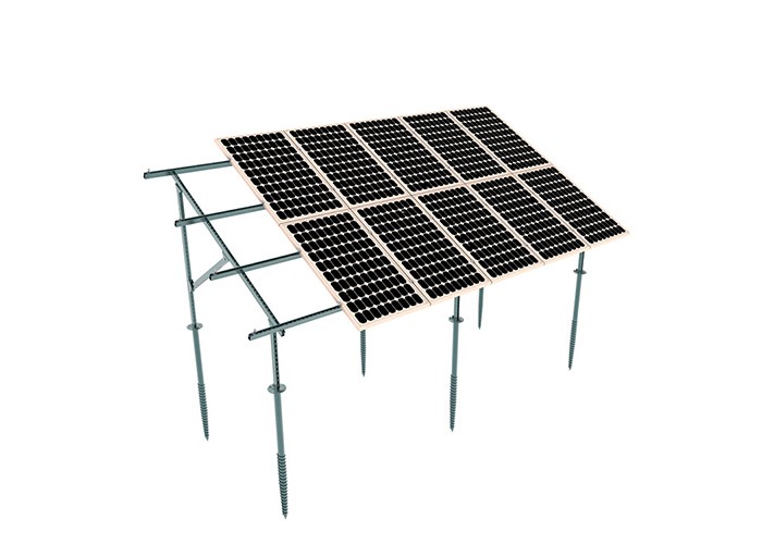 MG Solar gegalvaniseerd staal Solar Ground Mount-systeem