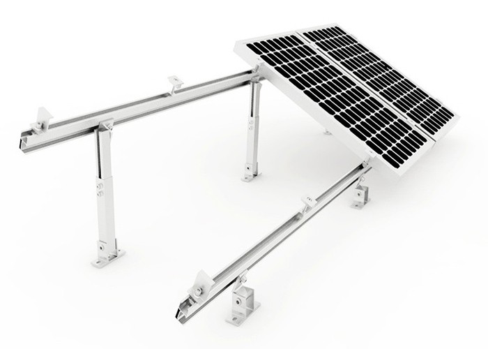 Système de structure de rayonnage solaire à toit incliné MG Solar