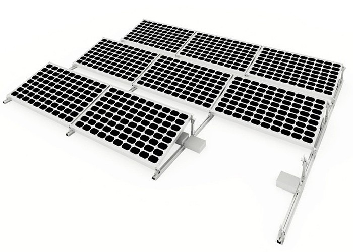 MG Solar Penetration Ballasted Flat Roof Racking System